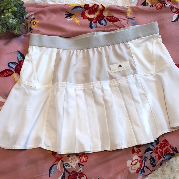 stella mccartney white tennis skirt